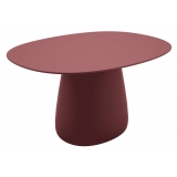 Qeeboo - Cobble Table Top 135 cm HPL - Indian Red - Qeeboo Table by Elisa Giovannoni - Furnishing - Home