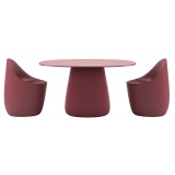 Qeeboo - Cobble Table Top 135 cm HPL - Indian Red - Qeeboo Table by Elisa Giovannoni - Furnishing - Home