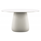 Qeeboo - Cobble Table Top 135 cm HPL - White Warm - Qeeboo Table by Elisa Giovannoni - Furnishing - Home