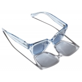 Dolce & Gabbana - Occhiale da Sole DNA - Azzurro Trasparente - Dolce & Gabbana Eyewear