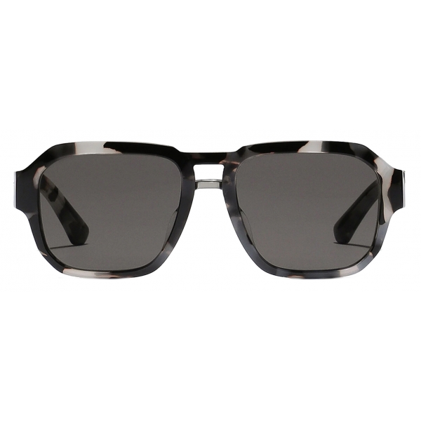 Dolce & Gabbana - Mirror Logo Sunglasses - Grey Havana - Dolce & Gabbana Eyewear