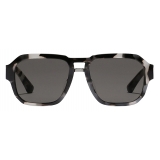 Dolce & Gabbana - Mirror Logo Sunglasses - Grey Havana - Dolce & Gabbana Eyewear