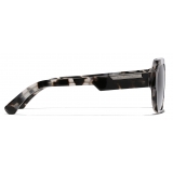 Dolce & Gabbana - Mirror Logo Sunglasses - Grey Havana - Dolce & Gabbana Eyewear