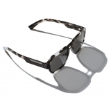 Dolce & Gabbana - Mirror Logo Sunglasses - Grey Havana - Dolce & Gabbana Eyewear