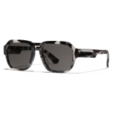 Dolce & Gabbana - Mirror Logo Sunglasses - Grey Havana - Dolce & Gabbana Eyewear