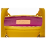 Avvenice - Imperium - Borsa in Pelle Premium - Giallo - Handmade in Italy - Exclusive Luxury Collection