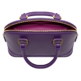 Avvenice - Imperium - Borsa in Pelle Premium - Viola - Handmade in Italy - Exclusive Luxury Collection