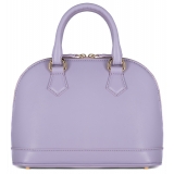 Avvenice - Imperium - Premium Leather Bag - Lilac - Handmade in Italy - Exclusive Luxury Collection