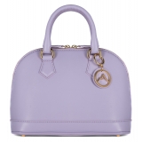 Avvenice - Imperium - Premium Leather Bag - Lilac - Handmade in Italy - Exclusive Luxury Collection