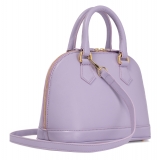 Avvenice - Imperium - Premium Leather Bag - Lilac - Handmade in Italy - Exclusive Luxury Collection