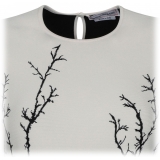 Alexander McQueen - Mini Dress - Ivory Black - Alexander McQueen Exclusive Luxury Collection