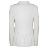 Alexander McQueen - Blazer Monopetto - Bianco - Alexander McQueen Exclusive Luxury Collection