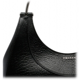 Alexander McQueen - Black Full Grain Lambskin Cross-Bar Bag - Black - Alexander McQueen Exclusive Luxury Collection