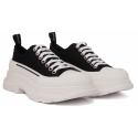 Alexander McQueen - Flatform Sneakers - Black White - Alexander McQueen Exclusive Luxury Collection