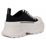 Alexander McQueen - Flatform Sneakers - Black White - Alexander McQueen Exclusive Luxury Collection