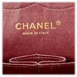 Chanel Vintage - Jumbo Classic Lambskin Double Flap - Black - Leather and Lambskin Handbag - Luxury High Quality