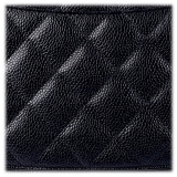 Chanel Vintage - Jumbo Classic Lambskin Double Flap - Black - Leather and Lambskin Handbag - Luxury High Quality