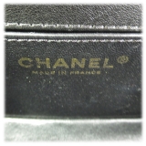 Chanel Vintage - Small Lambskin Boy Top Handle - Black - Leather and Lambskin Handbag - Luxury High Quality