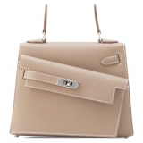 Hermès Vintage - Epsom Kelly en Desordre Sellier 20 - Brown - Leather and Calf Handbag - Luxury High Quality