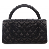 Chanel Vintage - Medium Lambskin Kelly Parent Top Handle Bag - Black - Leather and Lambskin Handbag - Luxury High Quality