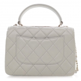 Chanel Vintage - Small Lambskin Trendy CC Flap - Gray - Leather and Lambskin Handbag - Luxury High Quality