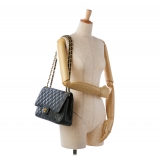 Chanel Vintage - Jumbo Classic Caviar Double Flap - Nera - Borsa in Pelle e Agnello - Alta Qualità Luxury