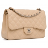 Chanel Vintage - Jumbo Classic Caviar Double Flap - Brown - Leather and Lambskin Handbag - Luxury High Quality