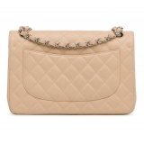 Chanel Vintage - Jumbo Classic Caviar Double Flap - Marrone - Borsa in Pelle e Agnello - Alta Qualità Luxury