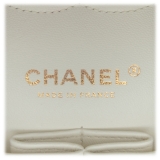 Chanel Vintage - Medium Bi-Stripe Classic Lambskin Double Flap - Bianca - Borsa in Pelle e Agnello - Alta Qualità Luxury