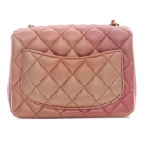 Chanel Vintage - Mini Square Ombre Iridescent Lambskin Flap - Pink - Leather and Lambskin Handbag - Luxury High Quality