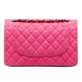 Chanel Vintage - Jumbo Classic Caviar Double Flap - Pink - Leather and Lambskin Handbag - Luxury High Quality