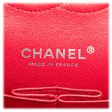 Chanel Vintage - Medium Classic Lambskin Double Flap - Red - Leather and Lambskin Handbag - Luxury High Quality