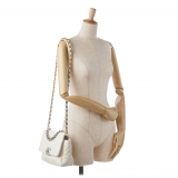 Chanel Vintage - Medium Lambskin 19 Flap - White - Leather and Lambskin Handbag - Luxury High Quality