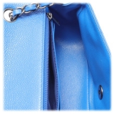 Chanel Vintage - Mini Rectangular Classic Caviar Single Flap - Blu - Borsa in Pelle e Agnello - Alta Qualità Luxury