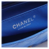 Chanel Vintage - Mini Rectangular Classic Caviar Single Flap - Blu - Borsa in Pelle e Agnello - Alta Qualità Luxury