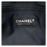 Chanel Vintage - Jumbo Embroidered Denim Perfume Bottle Single Flap - Black - Leather and Lambskin Handbag - Luxury High Quality