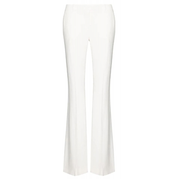 Alexander McQueen - Flared Trouser - White - Alexander McQueen Exclusive Luxury Collection