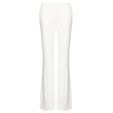 Alexander McQueen - Flared Trouser - White - Alexander McQueen Exclusive Luxury Collection