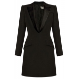 Alexander McQueen - Abito con Revers a Lancia - Nero - Alexander McQueen Exclusive Luxury Collection