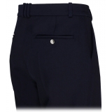 Balmain - Pantaloni su Misura in Lana Vergine - Blu Navy - Balmain Exclusive Luxury Collection