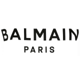 Balmain - Cotton Logo Print T-Shirt - White Black - Balmain Exclusive Luxury Collection