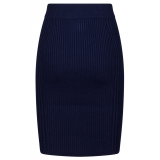 Balmain - Pencil Skirt - Blue Marine - Balmain Exclusive Luxury Collection