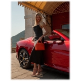 Avvenice - Imperium - Premium Leather Bag - Orange - Handmade in Italy - Exclusive Luxury Collection