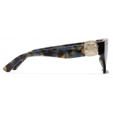 Dolce & Gabbana - Occhiale da Sole DG Precious - Havana Blu Perla - Dolce & Gabbana Eyewear