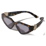 Dolce & Gabbana - DG Precious Sunglasses - Havana Blue Pearl - Dolce & Gabbana Eyewear