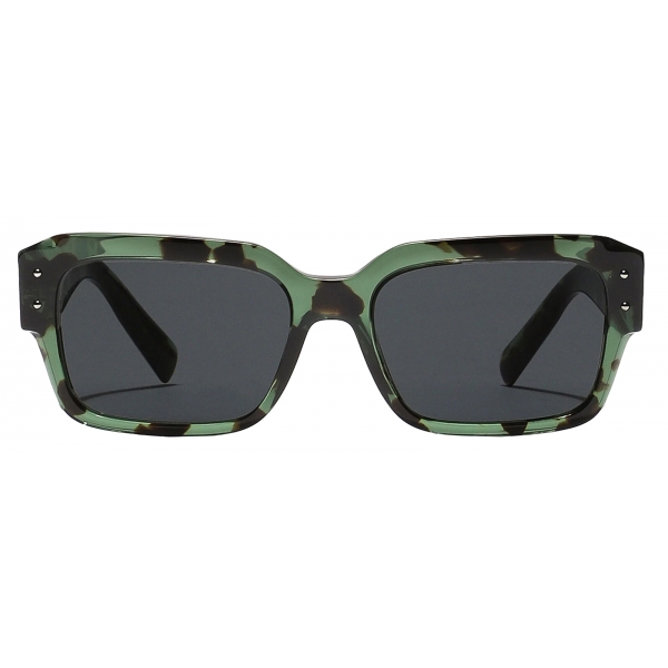 Dolce & Gabbana - DG Sharped Sunglasses - Havana Green - Dolce & Gabbana Eyewear