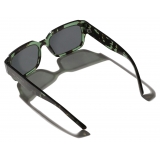 Dolce & Gabbana - DG Sharped Sunglasses - Havana Green - Dolce & Gabbana Eyewear