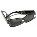 Dolce & Gabbana - DG Sharped Sunglasses - Havana Green - Dolce & Gabbana Eyewear