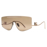 Dolce & Gabbana - DG Crystal Sunglasses - Gold - Dolce & Gabbana Eyewear