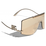 Dolce & Gabbana - DG Crystal Sunglasses - Gold - Dolce & Gabbana Eyewear